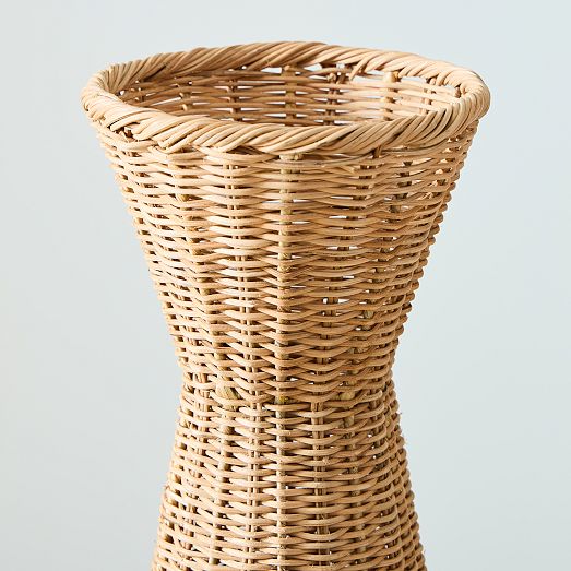 Woven Wicker Floor Vases West Elm