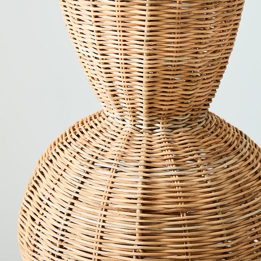 Woven Wicker Floor Vases West Elm