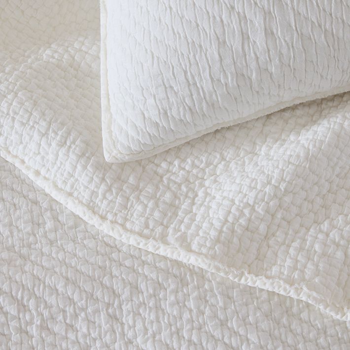 Reflections Matelasse Quilt & Shams West Elm