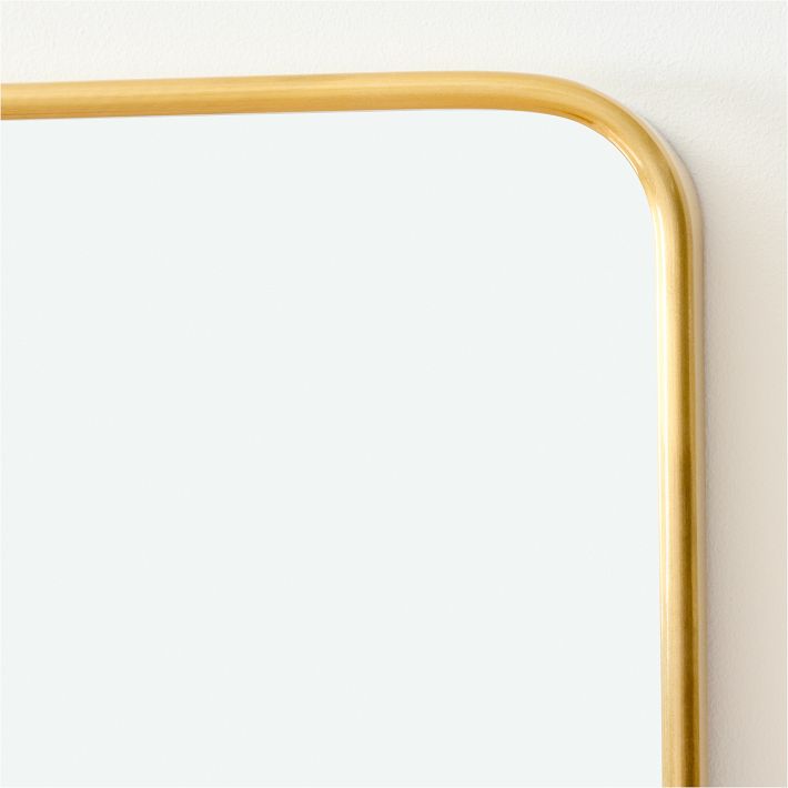 Modern Streamline Floor Mirror West Elm