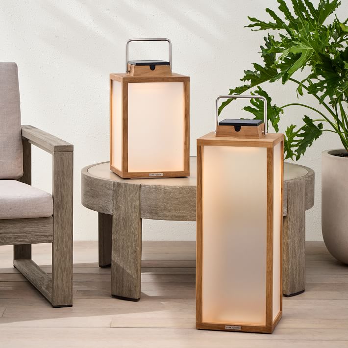 Traditional Teak Lantern West Elm