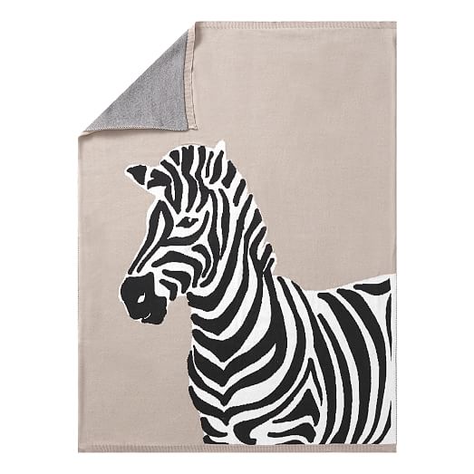 Zebra Baby Blanket West Elm