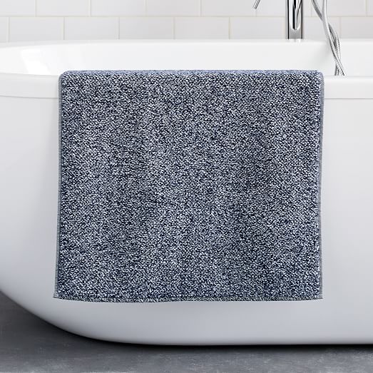 Organic Heathered Bath Mat West Elm