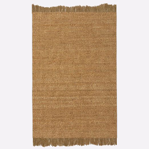 Hand Spun Jute Rug, Natural West Elm