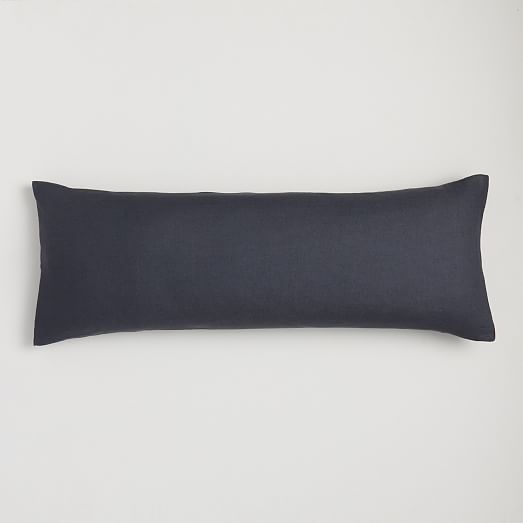 European Flax Linen Body Pillow Cover West Elm