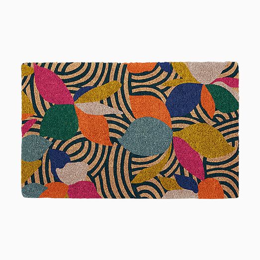 Bright Floral Doormat West Elm