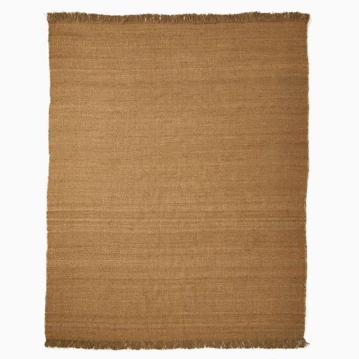 Hand Spun Jute Rug, Natural West Elm