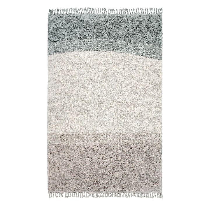 Into The Blue Washable Wool Rug West Elm