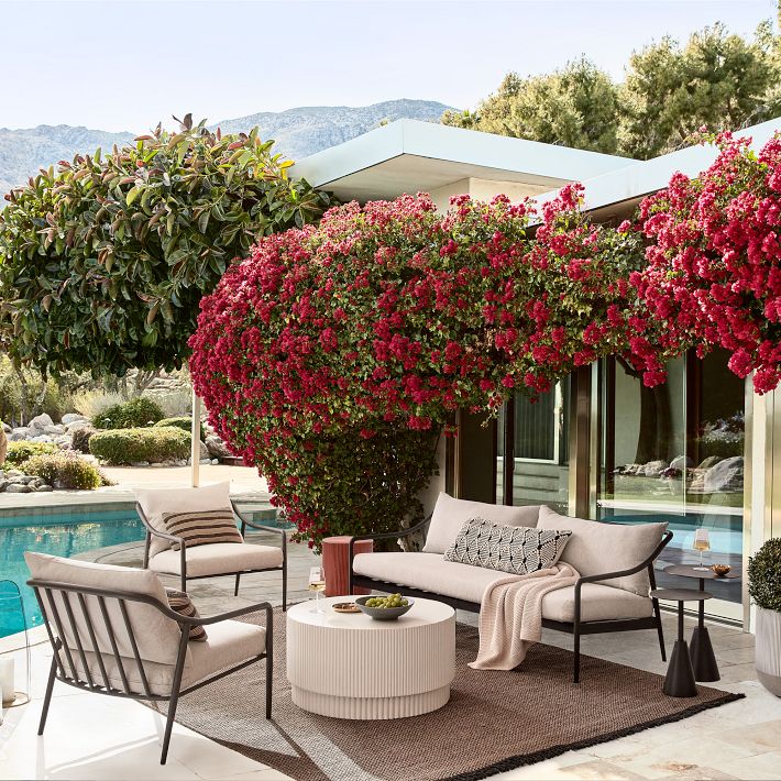 Fluted Coffee Table Modern Living Room Furniture West Elm