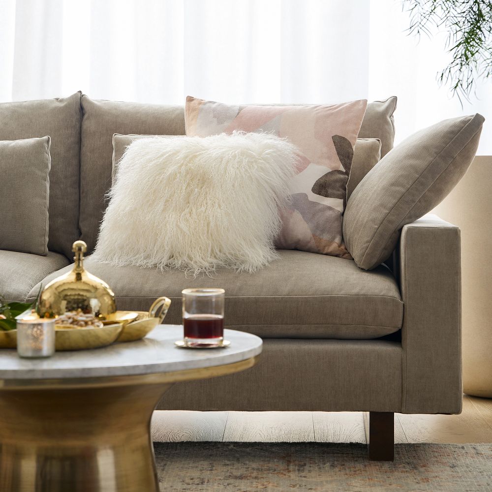 Mongolian Lamb Pillow Cover West Elm