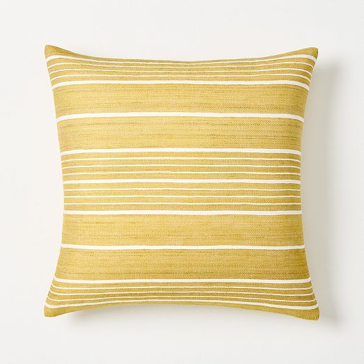 Silk Stripe Pillow Cover West Elm
