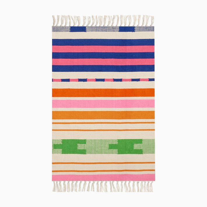 Bolé Road Stripe & Step Indoor/Outdoor Rug | West Elm