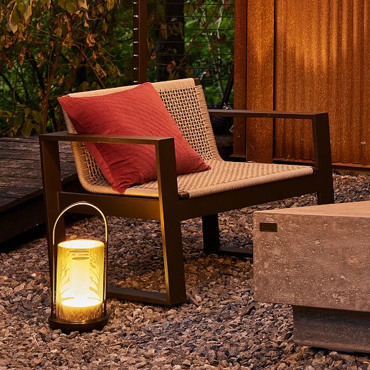 Portside Aluminum Outdoor AllWeather Cord Lounge Chair West Elm