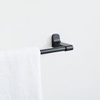 Mid-Century Contour Bath Hardware - Matte Black | West Elm