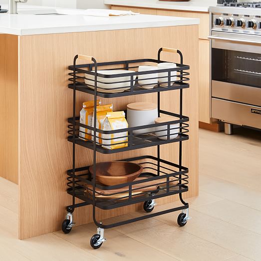 mDesign Metal Carts | West Elm