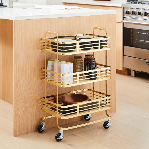 mDesign Metal Carts | West Elm