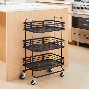 mDesign Metal Carts | West Elm