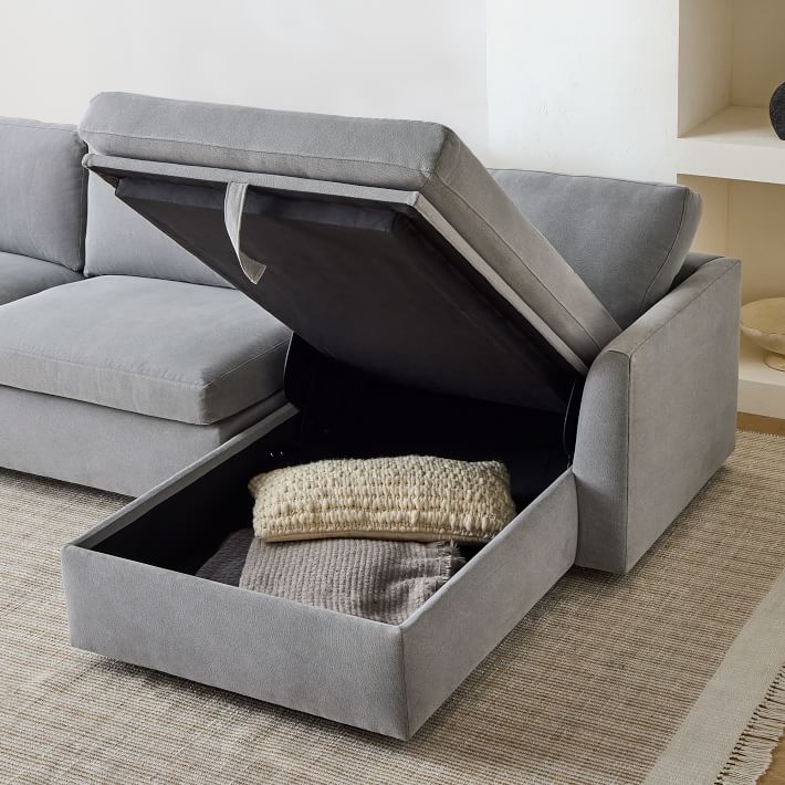 Haven 2 Piece Sleeper Sectional With Storage Sofas & Sectionals