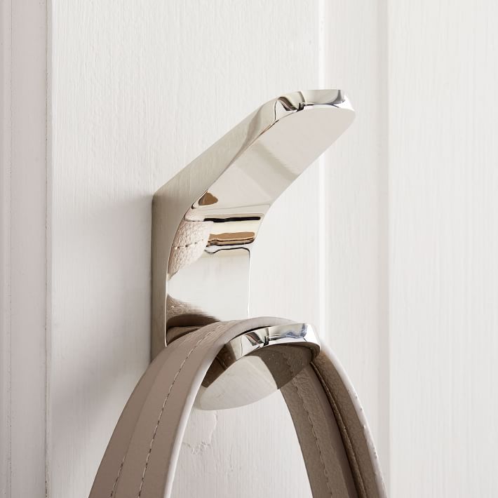 Mid-Century Contour Double Towel Hook | West Elm