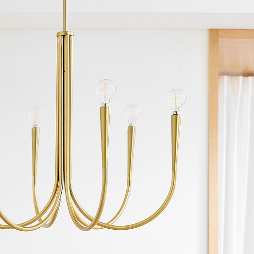 Swoop Arm Chandelier 25 30 West Elm   Swoop Arm Chandelier 25 30 C 