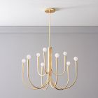 Swoop Arm Chandelier 25 30 West Elm   Swoop Arm Chandelier 25 30 F 