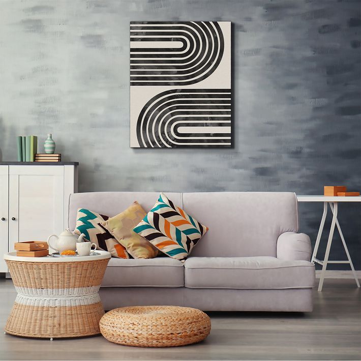 Sound Gallery Wireless Bluetooth Wall Art Speaker Black Graphic I