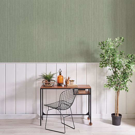 Grasscloth Peel & Stick Wallpaper | West Elm