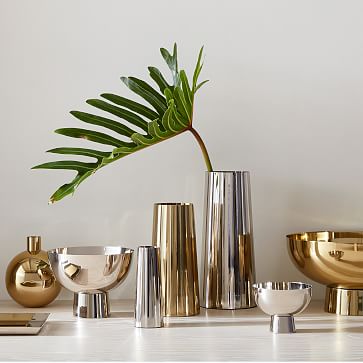 Foundations Polished Brass Metal Collection | West Elm