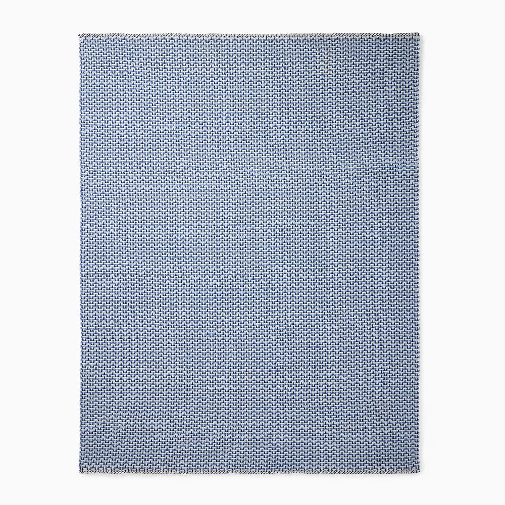 Indoor/Outdoor Basketweave Low Maintenance Rug | West Elm