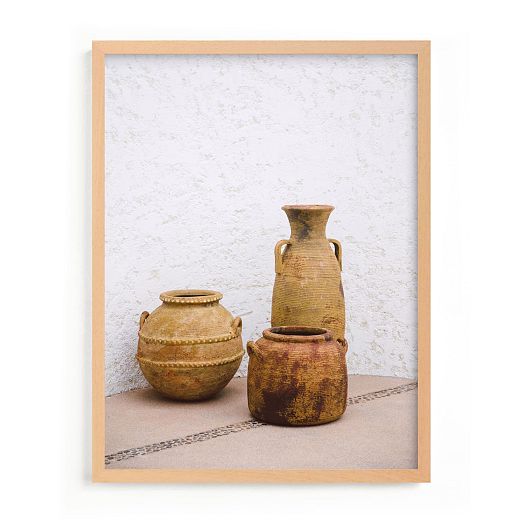 "Pottery" Framed Wall Art by Minted for West Elm West Elm