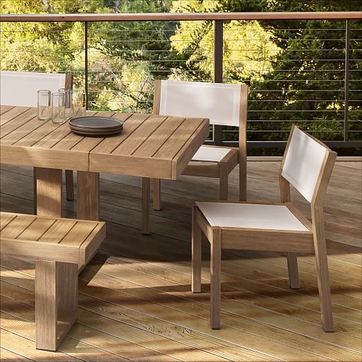 Portside Outdoor Stacking Dining Chair (Set of 2) West Elm