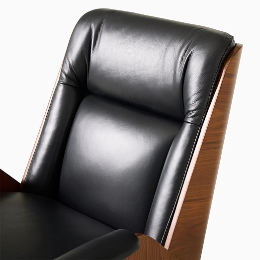 Paulo Bent Ply Leather Chair West Elm