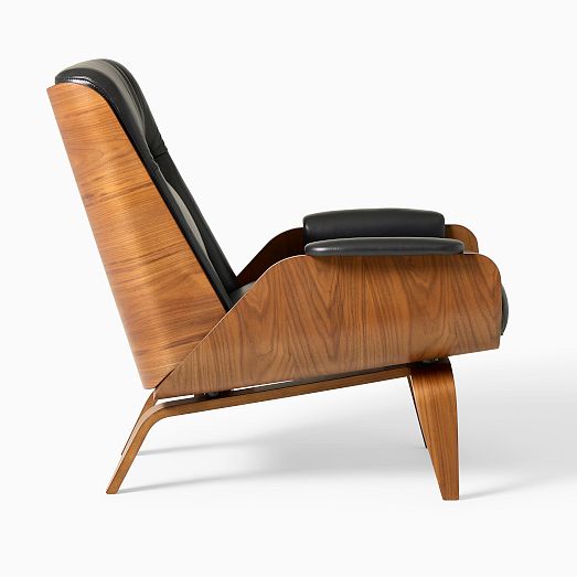 Paulo Bent Ply Leather Chair West Elm