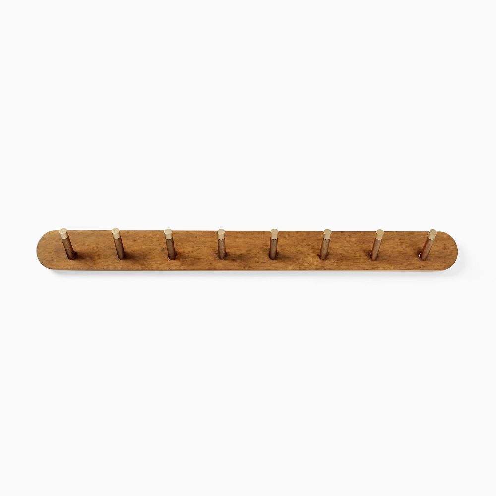 Mid-Century Hook Rack - Acorn, Entryway Organization | West Elm