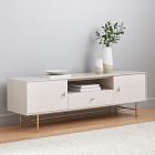 Modernist Wood & Lacquer Media Console (68