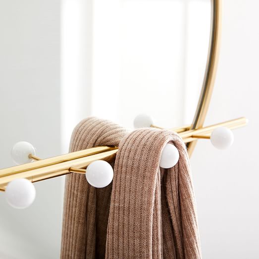 Moon Hook Wall Mirror West Elm