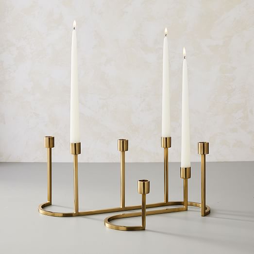 Aaron Probyn Two Taper Candelabra | West Elm