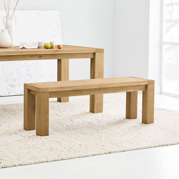 Tahoe Wood Dining Bench West Elm