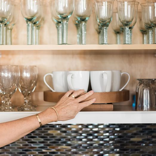 Natural Wood Nesting Lazy Susan West Elm