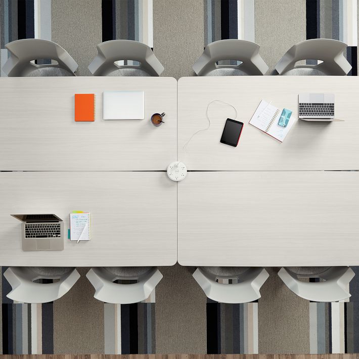 Steelcase Simple Working Height Rectangular Table | West Elm