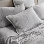 Organic Flannel Herringbone Sheet Set & Pillowcases | West Elm