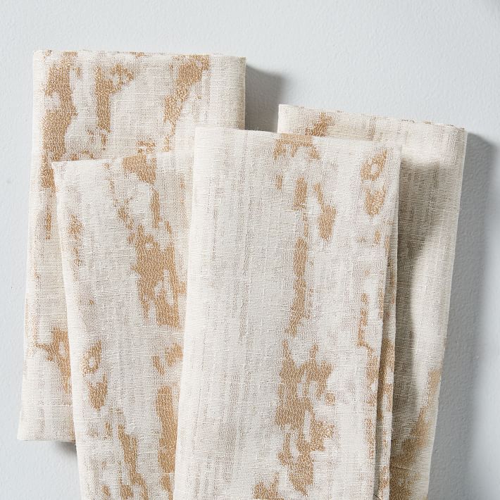 Bark Textured Jacquard Napkin Sets