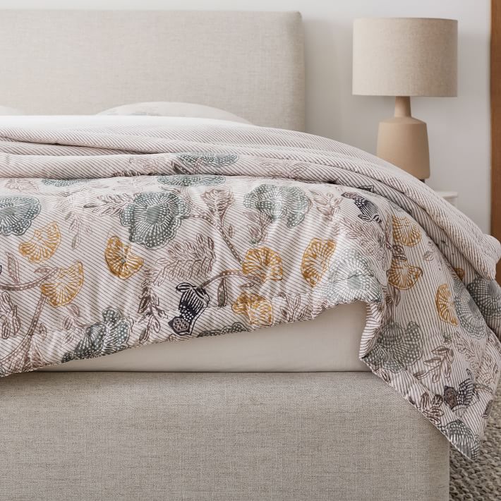 Floral Block Print Quilt & Shams West Elm