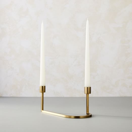 Aaron Probyn Two Taper Candelabra | West Elm