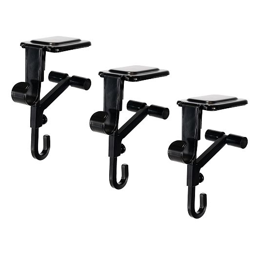 Mantel Garland & Stocking Hanger Black (Set of 3) West Elm