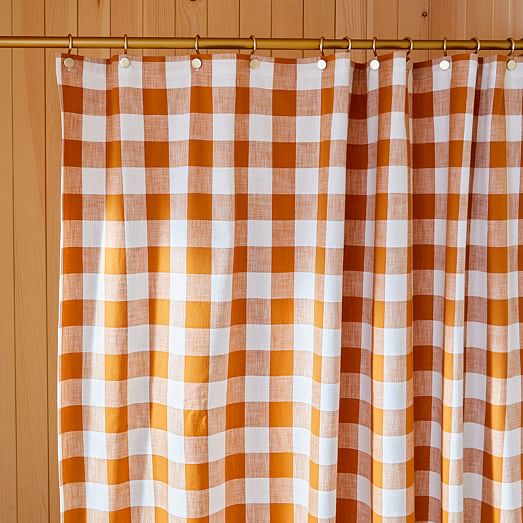 Heather Taylor Home Gingham Shower Curtain | West Elm
