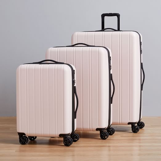 West Elm Luggage Pale Pink West Elm