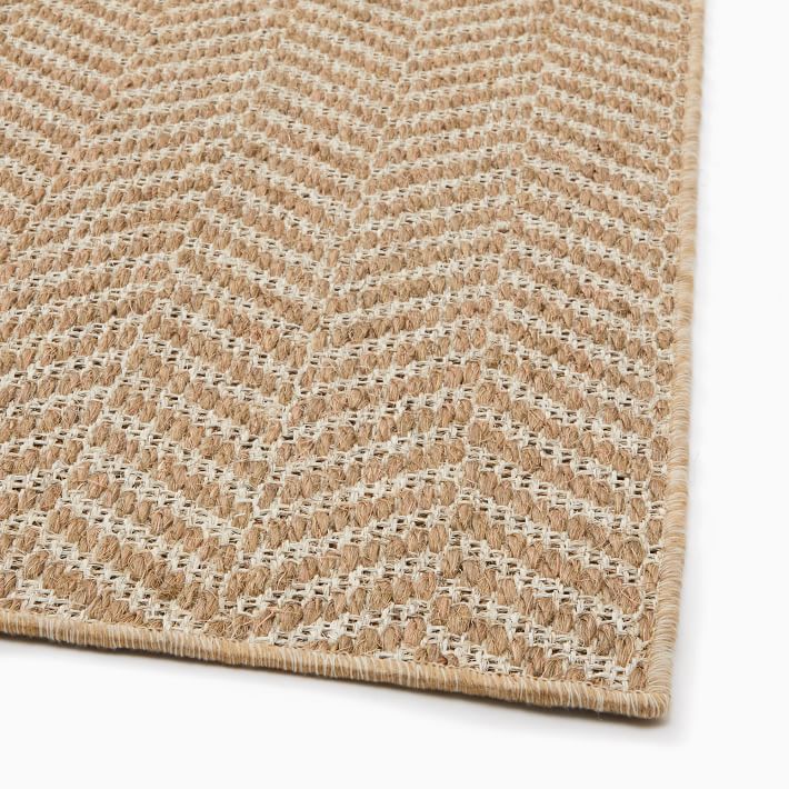 Custom Woven Herringbone Sisal Rug West Elm