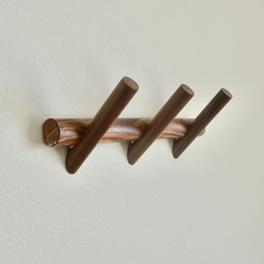 Modern Home by Bellver 3-Hook Coat Rack | West Elm