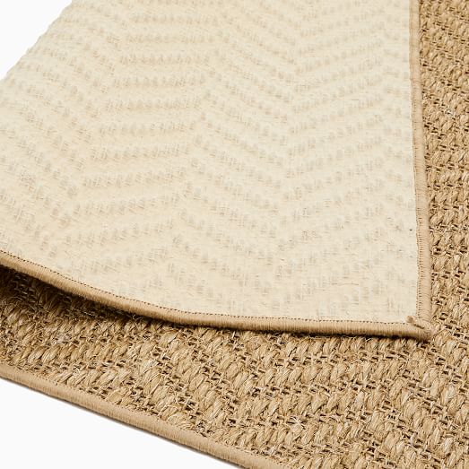 Custom Woven Herringbone Sisal Rug West Elm